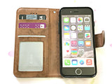 Birds phone leather wallet stand removable case cover for Apple / Samsung MN0653-icasecollections