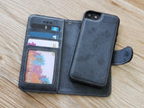 Diamond phone leather wallet removable case cover for Apple / Samsung MN0899-icasecollections