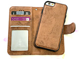 Horse phone leather wallet stand removable case cover for Apple / Samsung MN0650-icasecollections