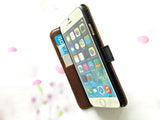 Lock handmade phone leather wallet case for Apple / Samsung MN0082-icasecollections