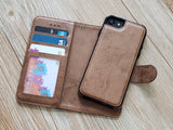 Rose phone leather wallet removable case cover for Apple / Samsung MN0825-icasecollections