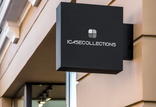 icasecollections store sign