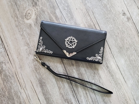 Star envelope phone leather wallet case for iPhone X XS XR 13 14 pro max 8 7 6 Plus Galaxy S20 Ultra S10 S9 S8 Plus Note 8 9 10 Plus MN1403