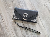 Star envelope phone leather wallet case for iPhone X XS XR 13 14 pro max 8 7 6 Plus Galaxy S20 Ultra S10 S9 S8 Plus Note 8 9 10 Plus MN1403