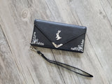 Rabbit envelope phone leather wallet case for iPhone X XS XR 13 14 pro max 8 Plus Galaxy S20 Ultra S10 S9 S8 Plus Note 8 9 10 Plus MN1406