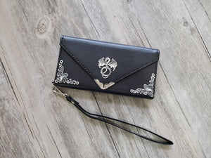Dragon envelope phone leather wallet case for iPhone X XS XR 13 14 pro max 8 Plus Galaxy S20 Ultra S10 S9 S8 Plus Note 8 9 10 Plus MN1407