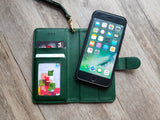 Victorian Mermaid phone leather wallet removable case for iPhone X XS XR 11 12 Pro Max 8 7 Galaxy S21 S20 S10 S9 Note 20 8 9 10 Plus MN2631