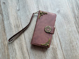 Pentagram Star Zipper leather wallet case for iPhone X XS XR 11 12 13 14 Pro Max Galaxy S22 S21 S20 Ultra S10 S9 Note 20 9 10 Plus MN2740