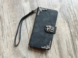 Horus Eye Zipper leather wallet case for iPhone X XS XR 11 12 13 14 pro max Galaxy S23 S22 S21 S20 Ultra S10 S9 Note 20 10 Plus MN2824