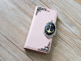 Anchor phone leather wallet removable case cover for Apple / Samsung MN0907-icasecollections