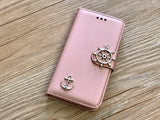 Anchor removable phone leather wallet case for Apple / Samsung MN0050-icasecollections