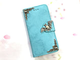 Bat phone leather wallet stand removable case cover for Apple / Samsung MN0629-icasecollections