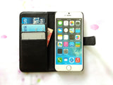 Compass handmade phone leather wallet case for Apple / Samsung MN0003-icasecollections