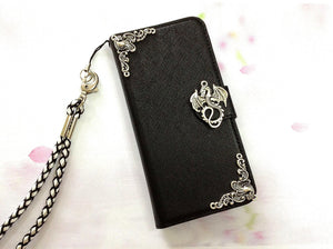 Dragon phone leather wallet removable case cover for Apple / Samsung MN0471-icasecollections