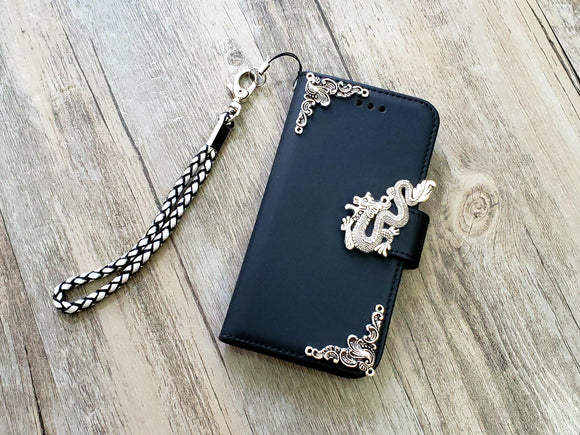 Dragon phone leather wallet removable case cover for Apple / Samsung MN1028-icasecollections