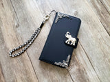Elephant phone leather wallet removable case cover for Apple / Samsung MN1196-icasecollections
