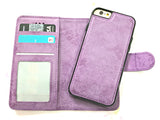 Flower phone leather wallet stand removable case cover for Apple / Samsung MN1020-icasecollections