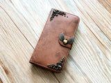 Heart angel wing phone leather wallet removable case cover for Apple / Samsung MN0845-icasecollections