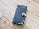 Horus eye phone leather wallet removable case cover for Apple / Samsung MN0900-icasecollections