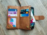 Star on the Moon Zipper leather wallet case for iPhone X XS XR 11 12 Pro Max 8 7 6s Samsung S21 S20 Ultra S10 S9 S8 Note 20 9 10 Plus MN2595