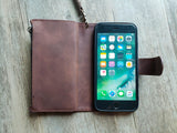 Antique gothic crow Zipper leather wallet case for iPhone X XS XR 11 12 13 Pro Max 8 7 Samsung S21 S20 Ultra S10 S9 Note 20 9 10 Plus MN2664
