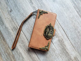 Gothic Fairy Zipper leather wallet case for iPhone X XS XR 11 12 13 Pro Max 8 7 6 Samsung S21 S20 Ultra S10 S9 S8 Note 20 8 9 10 Plus MN2658