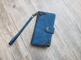 Star on the Moon Zipper leather wallet case for iPhone X XS XR 11 12 13 Pro Max 8 7 Samsung S22 S21 S20 Ultra S10 Note 20 9 10 Plus MN2697