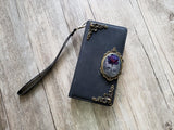 Gothic Floral Rose Zipper leather wallet case for iPhone X XS XR 11 12 Pro Max 8 7 Samsung S21 S20 Ultra S10 S9 S8 Note 20 9 10 Plus MN2684