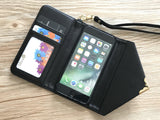 Love phone leather wallet case, handmade phone wallet cover for Apple / Samsung MN0795-icasecollections