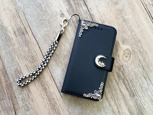 Moon phone leather wallet removable case cover for Apple / Samsung MN1032-icasecollections