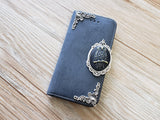Owl phone leather wallet removable case cover for Apple / Samsung MN0890-icasecollections