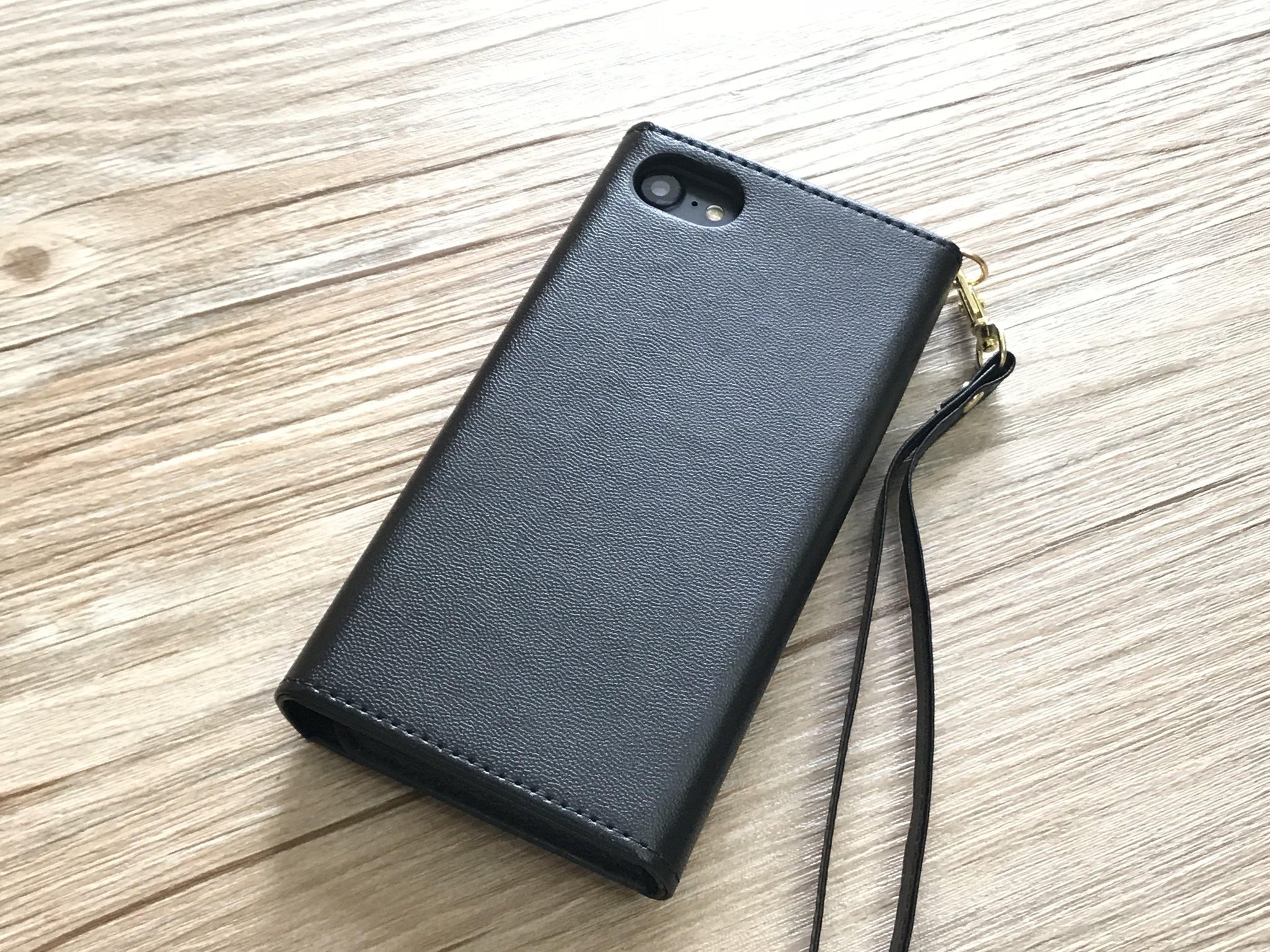 Black Emboss GG Wallet iPhone Case – MikesTreasuresCrafts