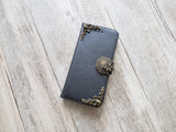 Spider leather wallet handmade phone case cover for Apple / Samsung MN1138-icasecollections