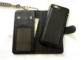 Tooth phone leather wallet removable case cover for Apple / Samsung MN0474-icasecollections