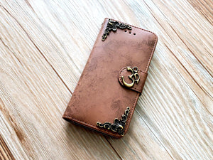 Yoga Om Aum Symbol phone leather wallet removable case cover for Apple / Samsung MN0847-icasecollections